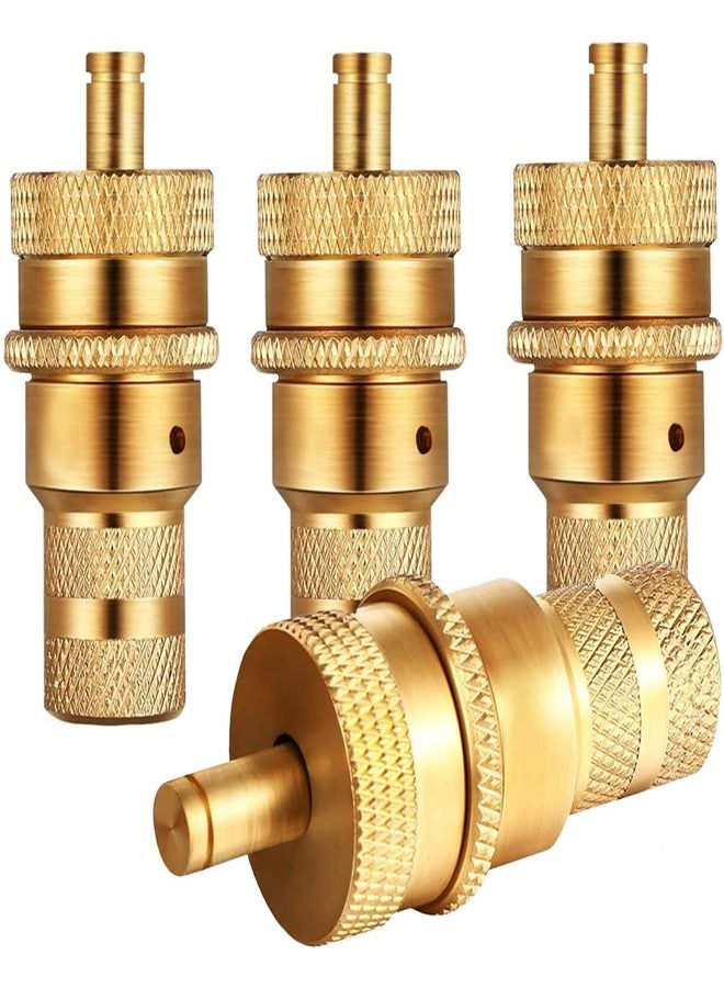 4pcs Off-Road Brass Tire Pickup S-Kit Automatic 6 - 30 psi Tire Tire Overpressure Valve Deflator Drain Valve - Image 1