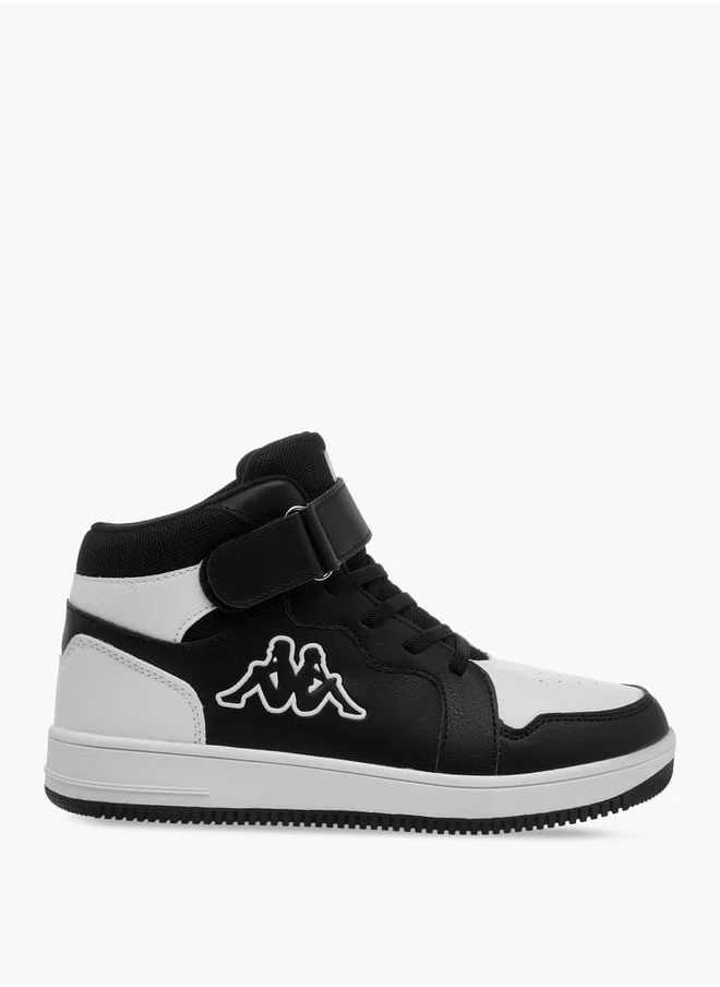كابا Boys' Colourblock Sneakers with Hook and Loop Closure