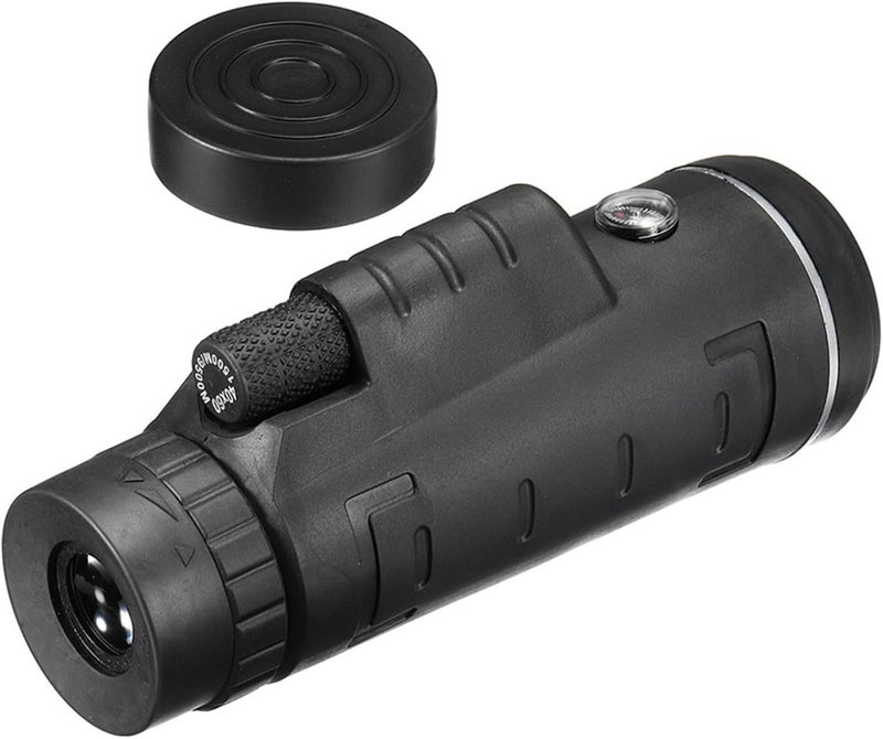 Lurrose 1Set High Definition Monocular Telescope for Bird Watching Camping Hiking Durable Material Easy to Use Phone Adapter Included Outdoor HD Telescope for Wildlife - Image 1