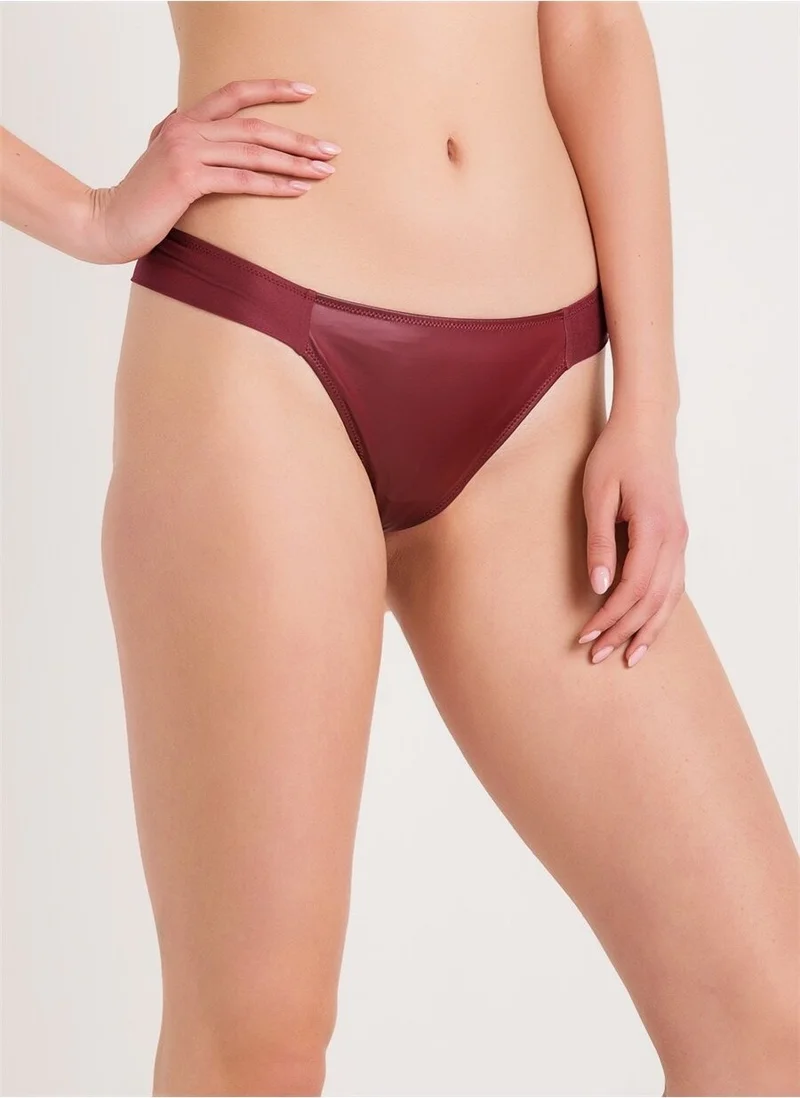 Magic Form 459 Brazil Briefs With Tulle Leather Fabric On The Back