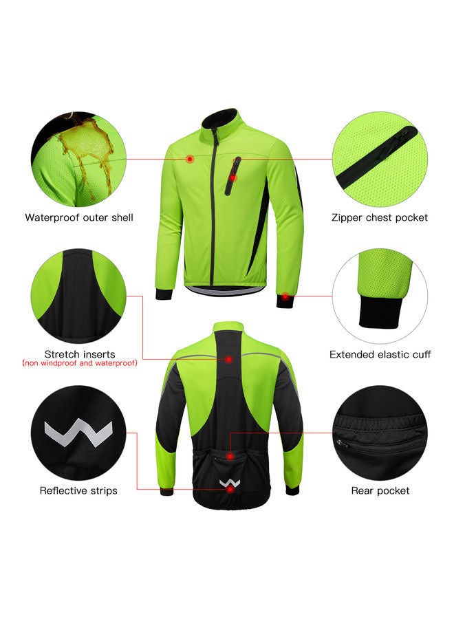 NIBEMINENT Winter Men Cycling Jacket Waterproof L 40 x 4 32cm  - Image 2