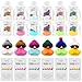 Liliful 72 Set Thank You Gift Inspirational Mini Rubber Ducks with Glasses Motivational You Are Awesome Appreciation Gifts Cheer Ducks Gifts for Team Coworkers Employees Party Favors Multicolor - Image 3