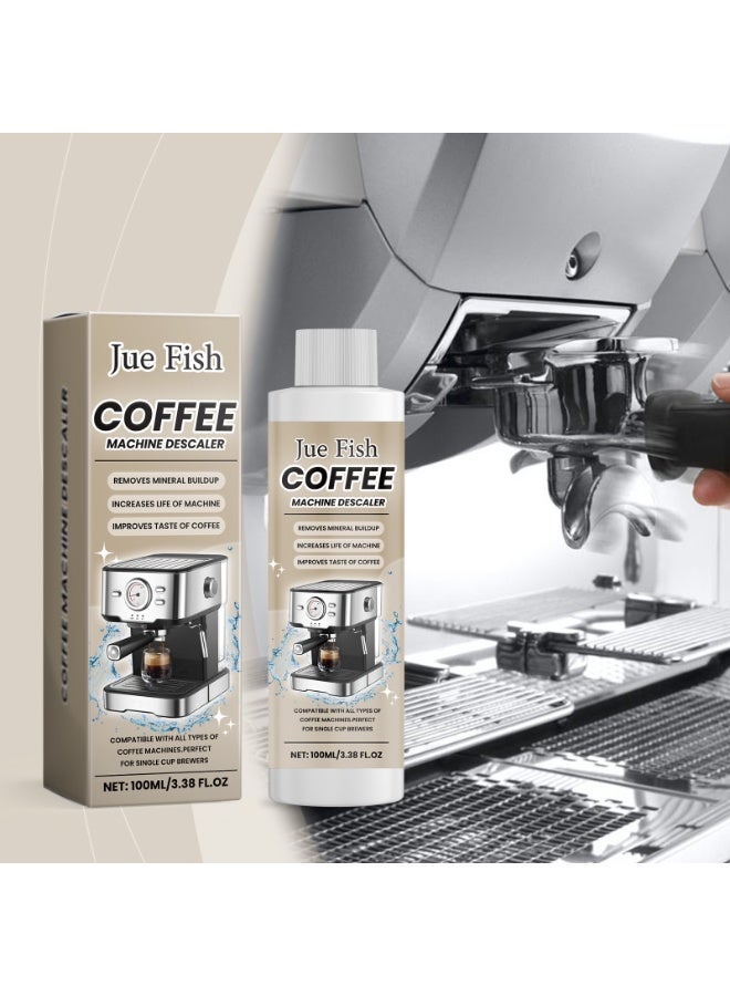 Coffee machine descaler Descaler For Kettles, Air Fryers, Coffee Machines, And Ovens, Powerful Formula Removes Tough Dirt And Grease 100ml - Image 1