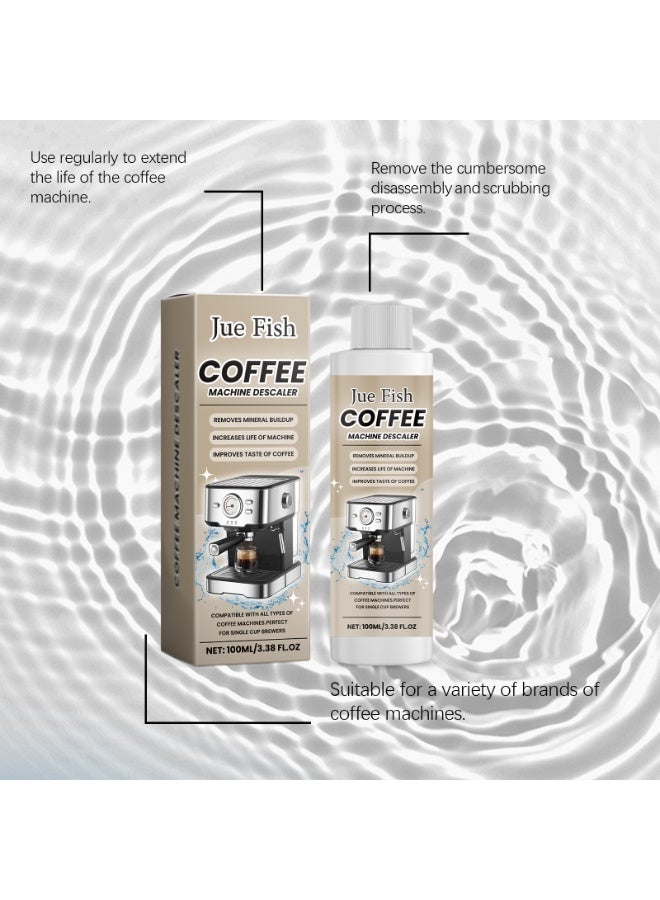 Coffee machine descaler Descaler For Kettles, Air Fryers, Coffee Machines, And Ovens, Powerful Formula Removes Tough Dirt And Grease 100ml - Image 5