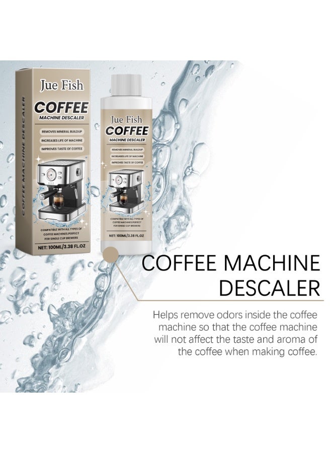 Coffee machine descaler Descaler For Kettles, Air Fryers, Coffee Machines, And Ovens, Powerful Formula Removes Tough Dirt And Grease 100ml - Image 3