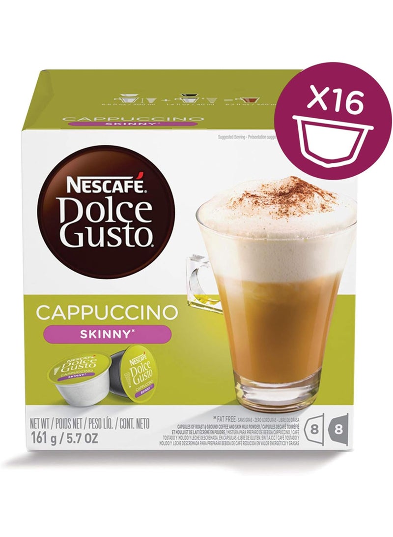 Dolce Gusto NESCAFÉ DOLCE GUSTO Skinny Cappuccino Coffee Capsules 16CAP - Image 2