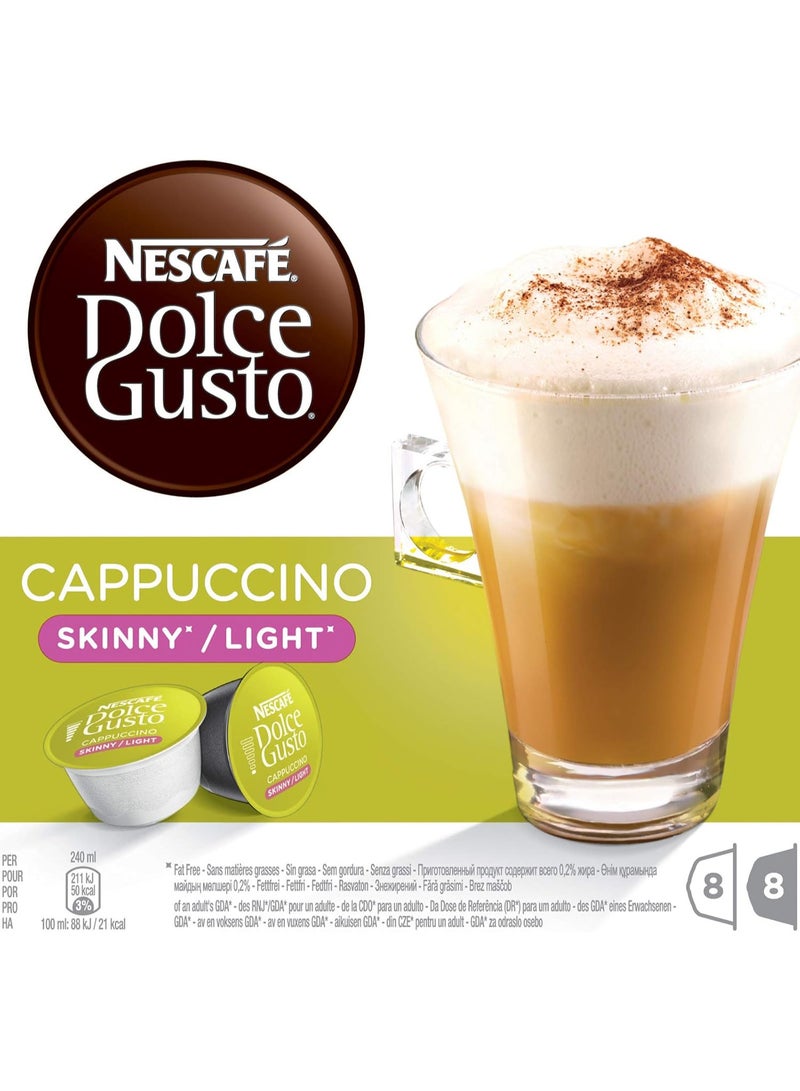 Dolce Gusto NESCAFÉ DOLCE GUSTO Skinny Cappuccino Coffee Capsules 16CAP - Image 3