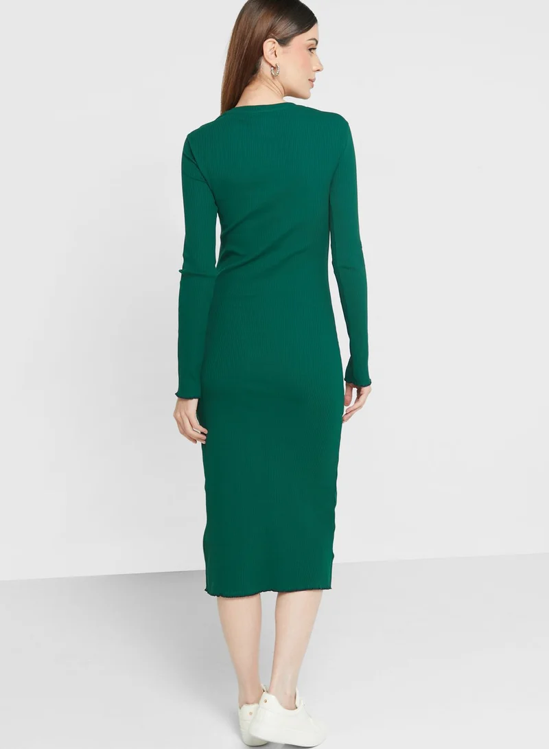 TOMMY HILFIGER Ribbed Bodycon Dress