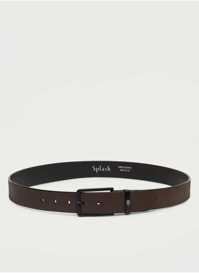 Ecko Unltd. Ecko Leather Belt with Pin Buckle Closure