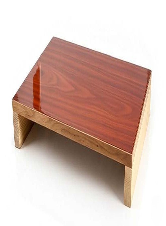 SUNBIRD Wooden Pooja Chowki for Home, Wooden Temple Small, DIY for All Purpose Puja, Home Temple Devghar, Puja Stand for God Idols, Office, Shop (ONE Piece Pooja Chowki) - Image 2