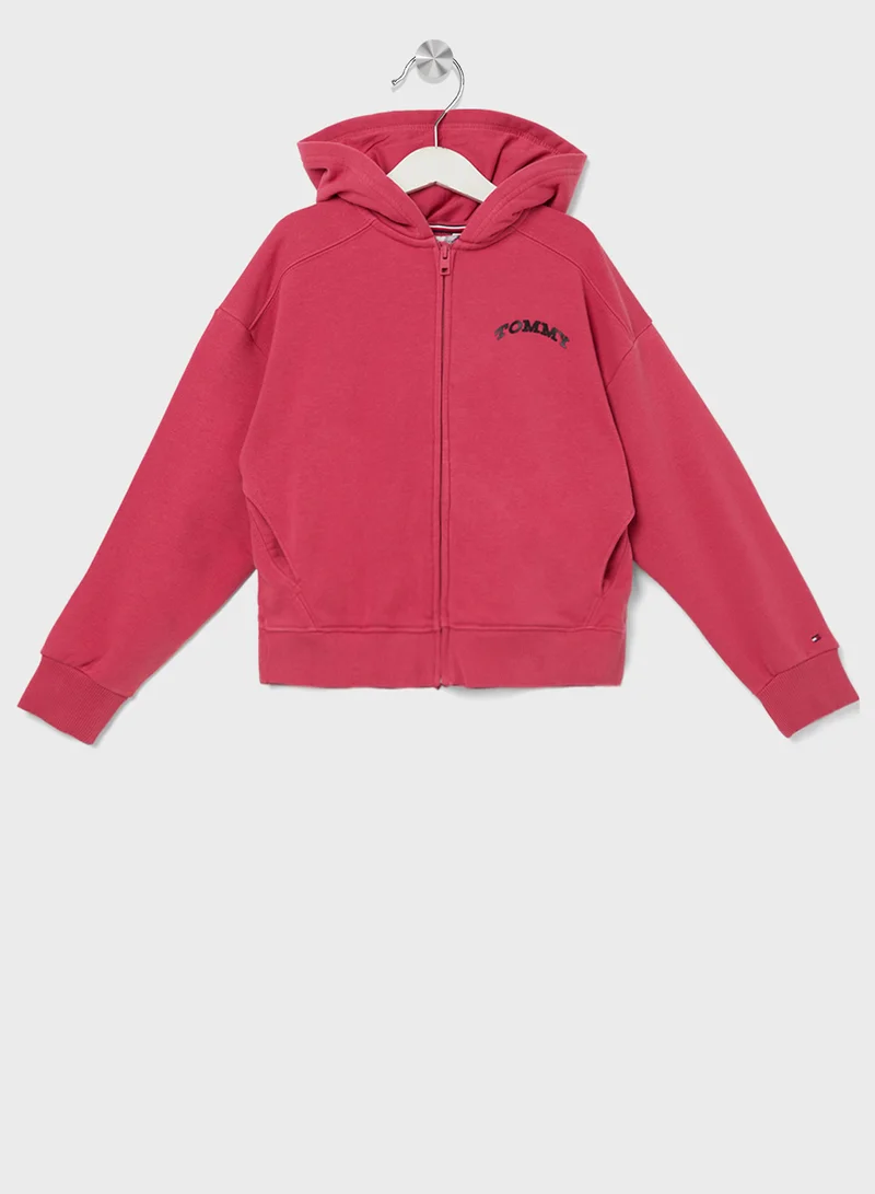تومي هيلفيغر TOMMY DOT FOIL ZIP THRU