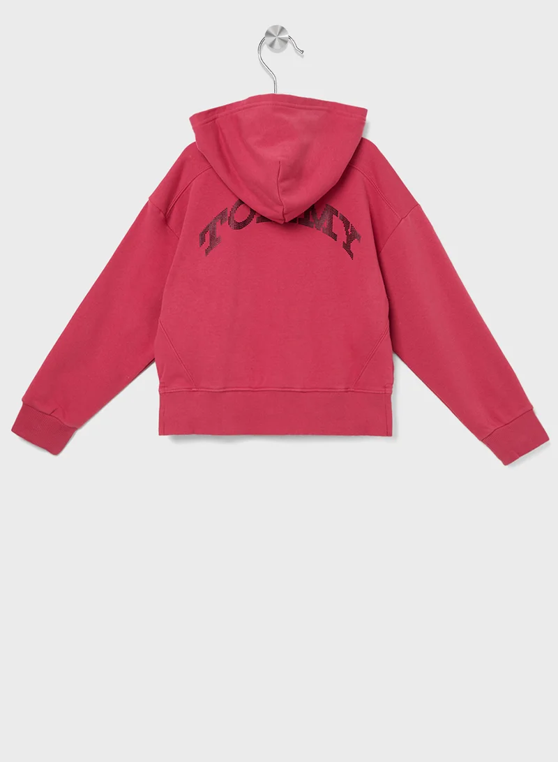 تومي هيلفيغر TOMMY DOT FOIL ZIP THRU