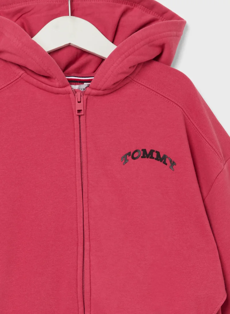 تومي هيلفيغر TOMMY DOT FOIL ZIP THRU
