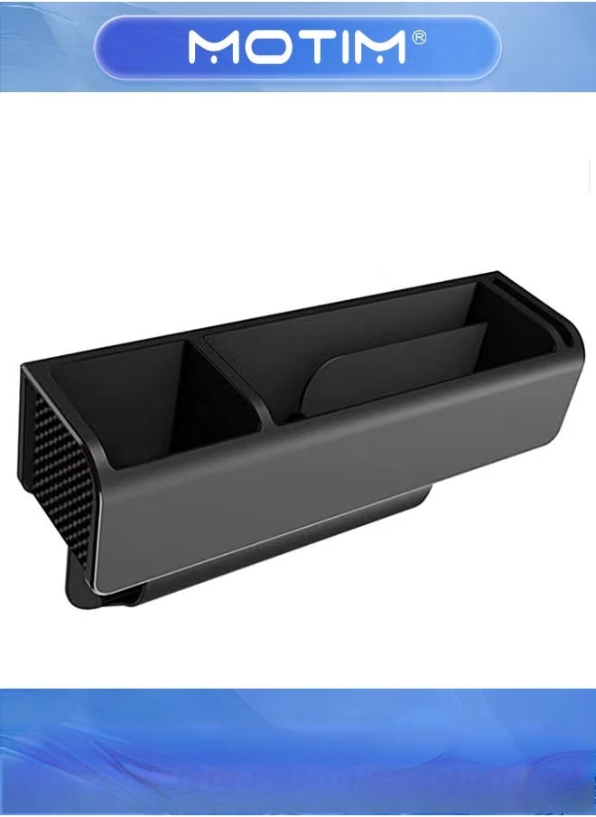 Motim Car Seat Gap Filler Car Seat Gap Filler Organizer Pocket Car Seat Storage Box for Avoid Dropping Things Between Seats for Holding Phone Sunglasses Keys Wallet  - Image 1