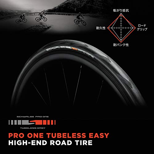 Schwalbe - Pro One Road Race Tubeless Folding Bike Tire | 700c x 28 | Black, Single Tire - Image 3