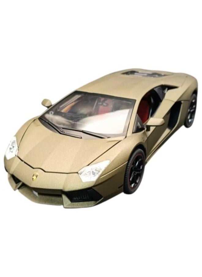 TOY GARDEN 1:24 Scale Simulation Sports Car Model, Diecast Pull-Back Toy Car, Openable Doors, Light and Sound Effects – Perfect Gift for Boys, Kids, and Adults  - Image 1