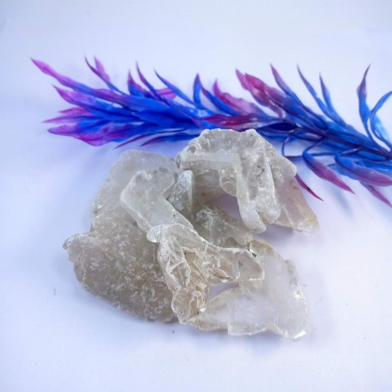 Rocksmins حجر كريستال خام 50 جرام أجات أمازونيت أميثيست كالسيت تشالcedony فلوريت مريم غارنيت جاسبر كيانيت لابرادوريت أونيكس بايريت كوارتز كريستال وردي أحمر حليبي مدخن سيلينيت عين النمر وتورمالين - Image 2