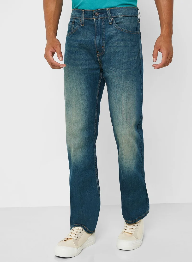 Levi's Mid Wash Straight Fit Jeans