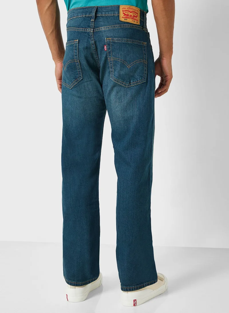 Levi's Mid Wash Straight Fit Jeans