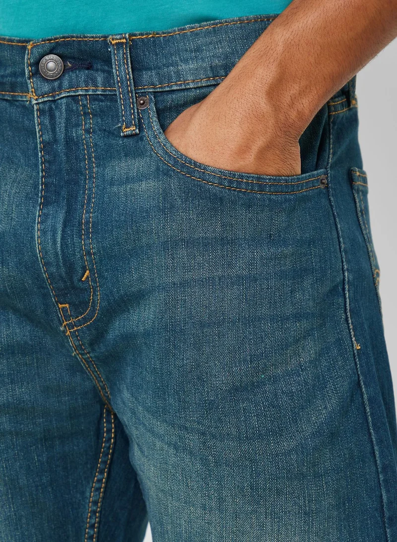 Levi's Mid Wash Straight Fit Jeans