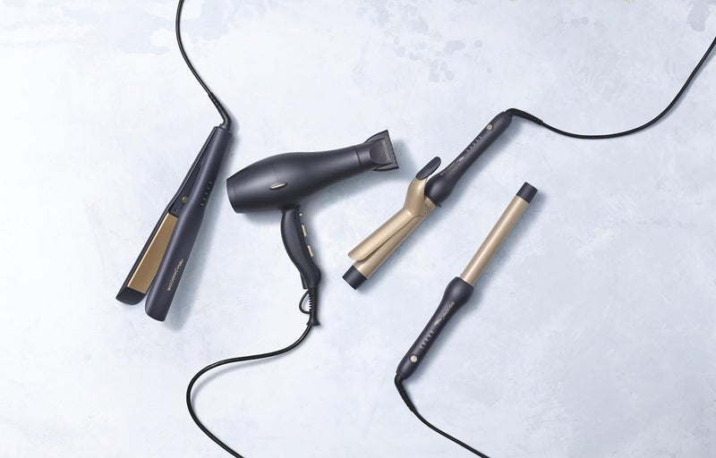 BIO IONIC GoldPro 1" or 1.25” Curling Iron, Blue, Moisturizing Heat & 24K Gold MX, New & Improved 15% Longer Barrel Ceramic Curling Iron, Adjustable Heat, Versatile Curling Wand for Long-Lasting Curls - Image 3