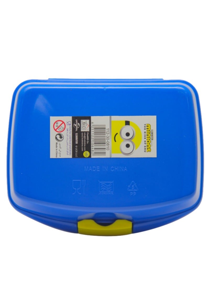 Minions The Rise of Gru High Quality Durable Rectangular Lunch Box for Kids Blue - Image 3