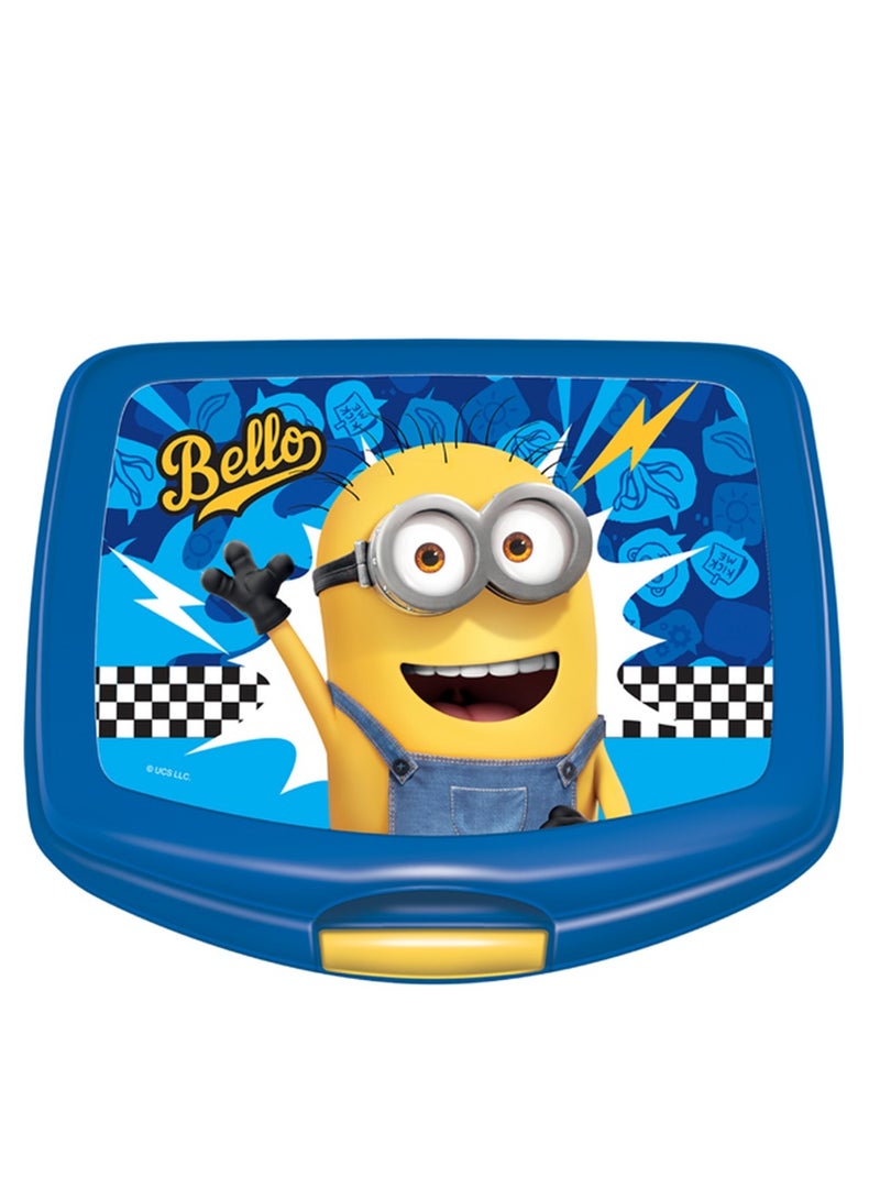 Minions The Rise of Gru High Quality Durable Rectangular Lunch Box for Kids Blue - Image 1