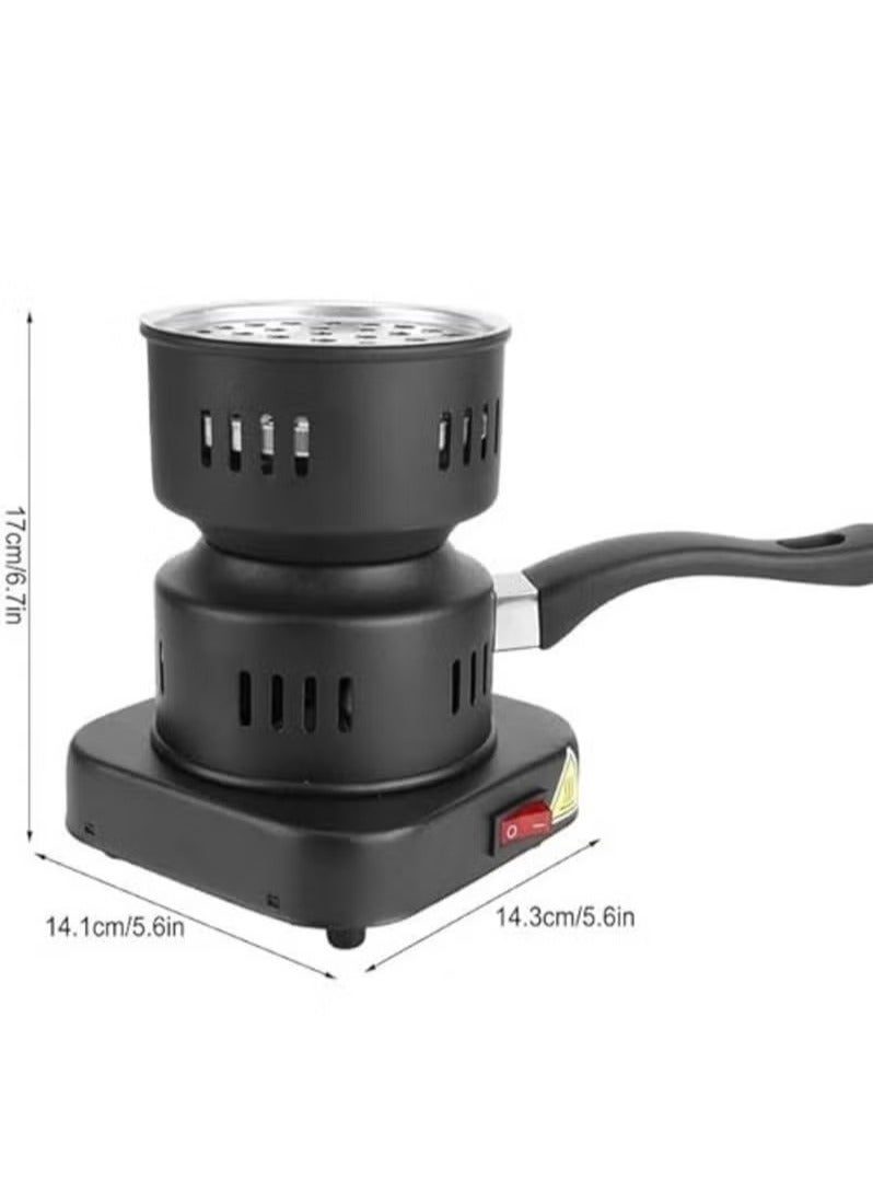 JAJEEK موقد تسخين أنبوبي محمول – طلاء مقاوم للحرارة للطهي في المنزل والتخييم – سخان كهربائي صغير مثالي للشاي والقهوة – مدمج وسريع التسخين - Image 2