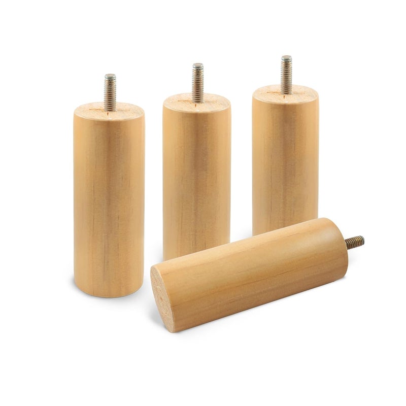 babyletto Gelato Crib and Dresser Feet Pack in Honey - Image 1