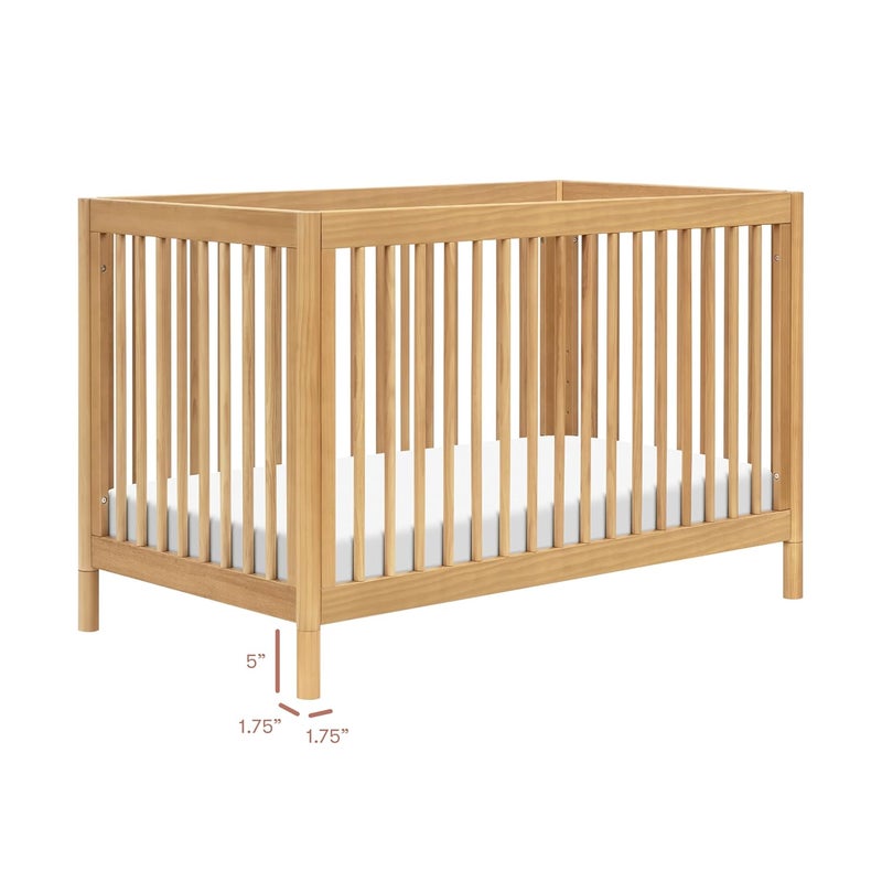 babyletto Gelato Crib and Dresser Feet Pack in Honey - Image 4