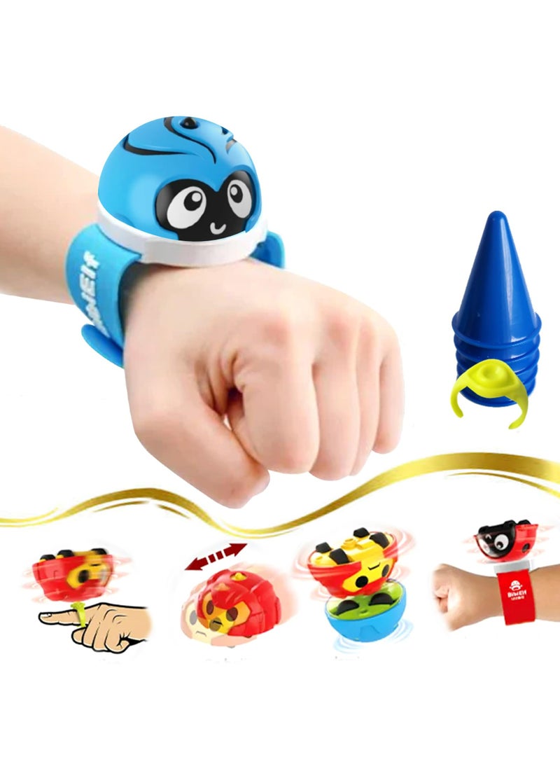 CMGTYYD Fidget Spinner and Wristwatch DIY Creative spinning top toy rotate on finger ring & cone - Gift for kids - Makes your Christmas, birthday special - Image 1