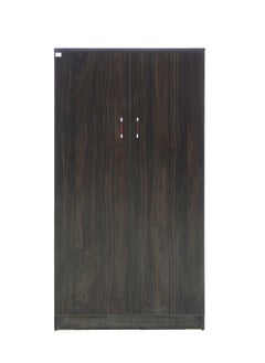 AFT Elegant MDF Kids Wardrobe with 2 Door Design - Double Door Design – Spacious Shelving, Hanging Rod, and Lockable Drawer for Organized Storage. 150 cm x 80 cm x 40 cm Compact Design.   Wangi Dark Brown (Arfan)  - Image 4