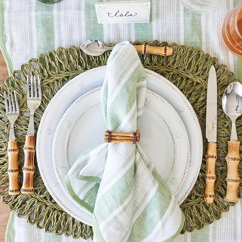 Juliska Berry & Thread Melamine Dessert/Salad Plate - Whitewash - Image 5