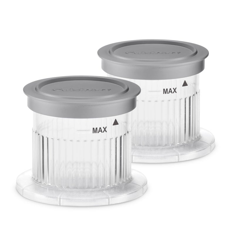 Cuisinart أكواب حلوى صانع الآيس كريم كويزينارت فاست فريز، رمادي، ICE-FD10EC2 - Image 1