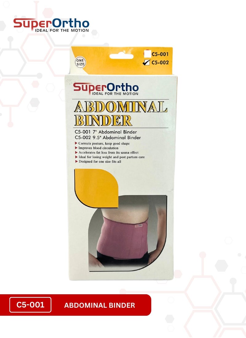 SuperOrtho - Abdominal Binder 9.5 Inch (C5-002) Fits All - Image 1