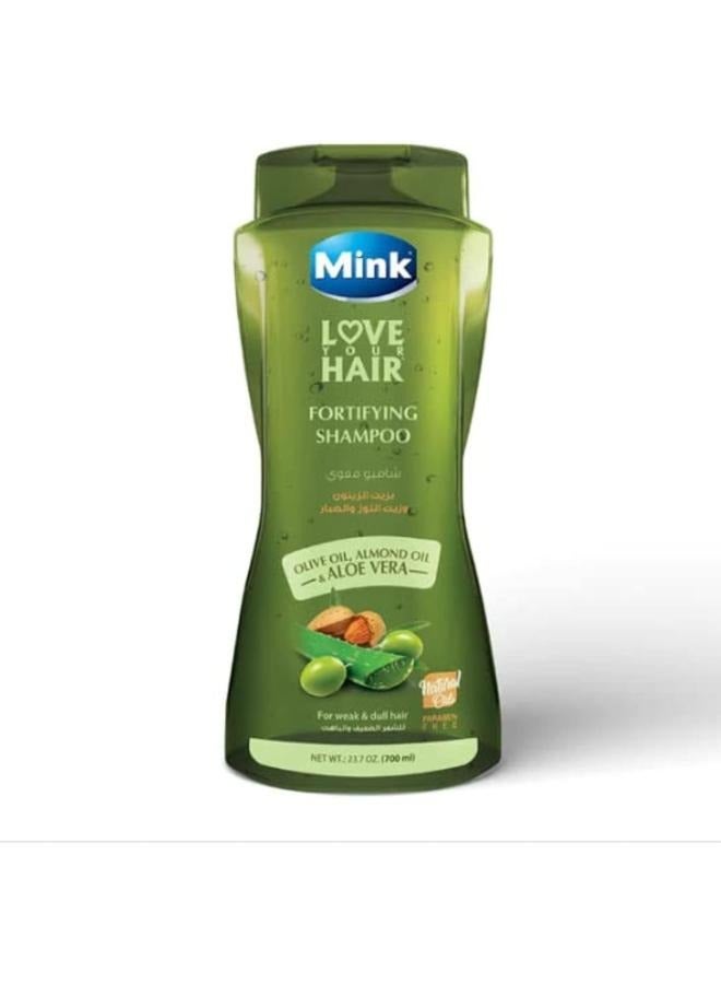 منك مينك شامبو بزيت الزيتون واللوز والصبار 700مل - Image 1