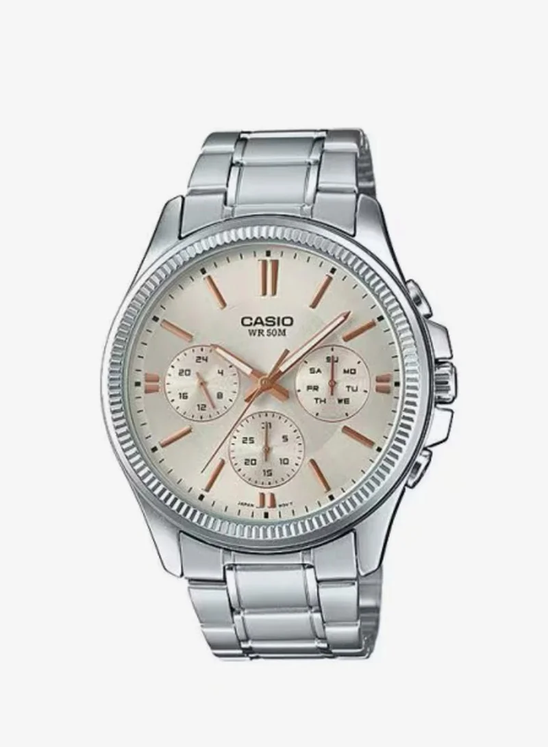Casio Men's Stainless Steel Analog Watch MTP-1375D-7A2 - 42 mm