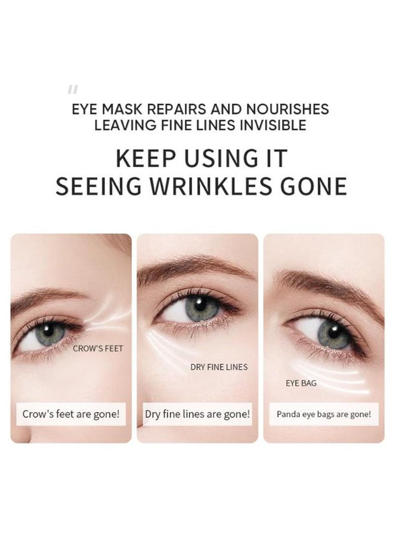Zozu Smooth Eye Mask | Contains Gold | Smooth And Moisturizing Eye Patches For Dark Circles | Collagen Eye Bag Patches Removal Stickers | Hydrating Skincare| 30 Pairs  - Image 3