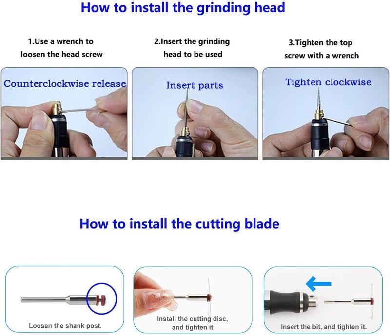 SYOSI Electric Engraving Pen Rotary Tool Kit, Usb Rechargeable Engraving Pen With Type-C Interface, Portable Mini Engraver Tools, Diy Rotary Etching Pen For Carving Glass Jewelry Making Rotary - Image 4