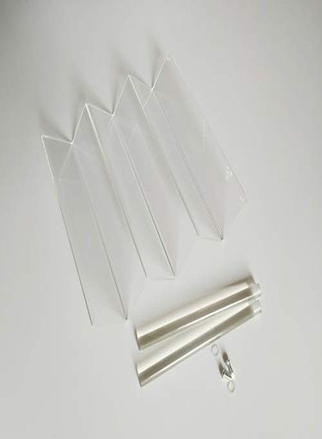 FixtureDisplays® Acrylic Risers 11.8" W x 8.5" D Three-Tier Acrylic Step Display Jewelery Display Decoration and Organizer 16799-NPF - Image 5