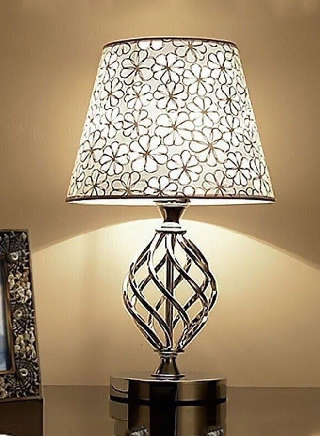 موندا مصابيح الطاولة، مصباح طاولة عصري مريح للعين، مزين بثلاثة أنماط زهرية، مناسب للإضاءة الزخرفية في غرف النوم والدراسات والمكاتب وغرف الطعام - Image 3