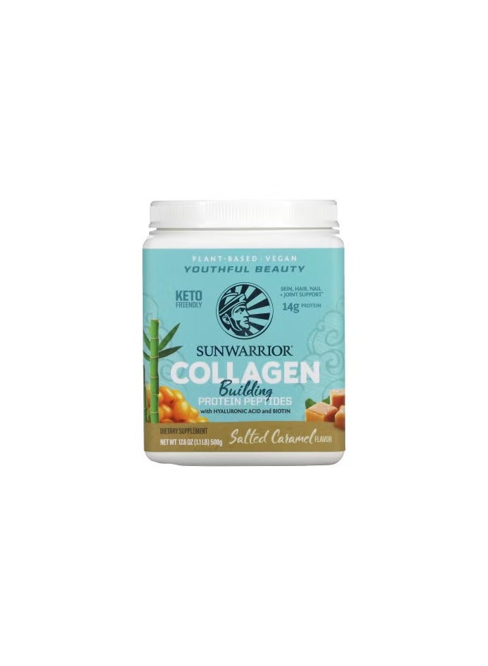 Sunwarrior Collagen Building Protein Peptide Salted Caramel-500 g