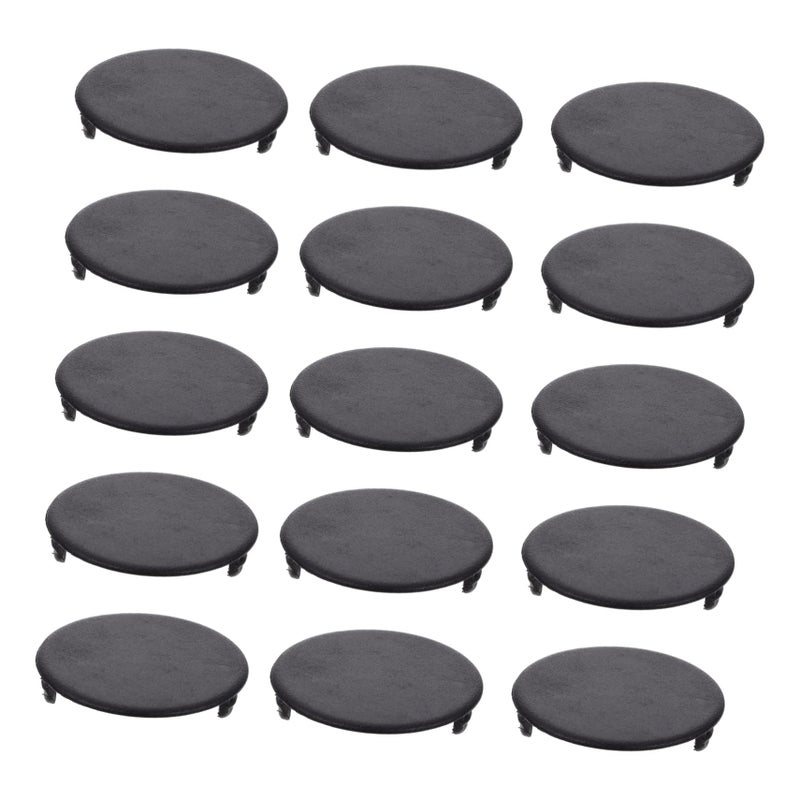 Black Plastic Stoppers 20pcs 3 5CM Round Insert Plugs for Piggy Banks and Saving Boxes - Image 2