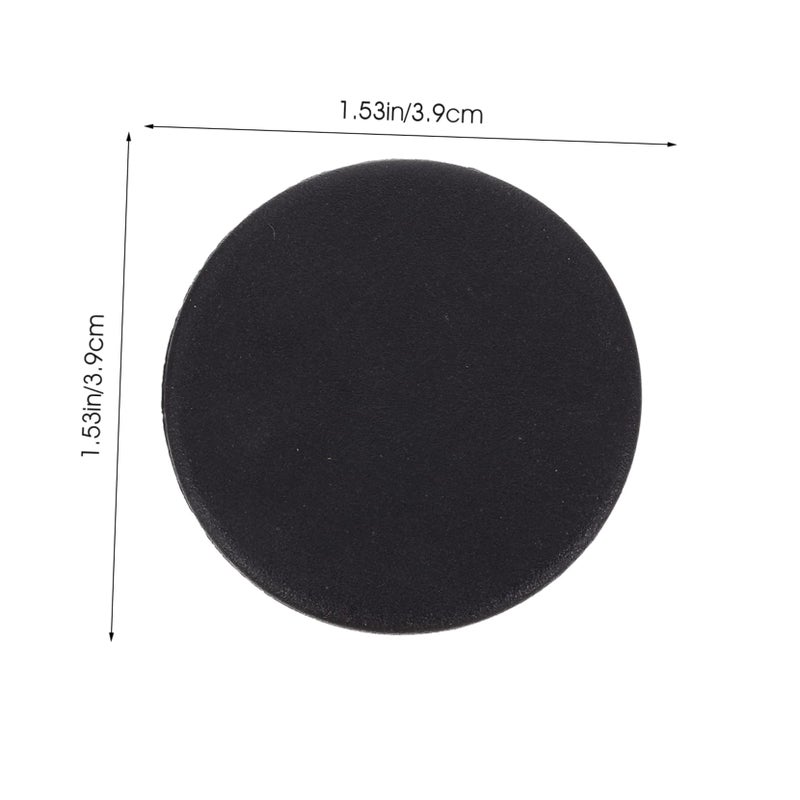 Black Plastic Stoppers 20pcs 3 5CM Round Insert Plugs for Piggy Banks and Saving Boxes - Image 3