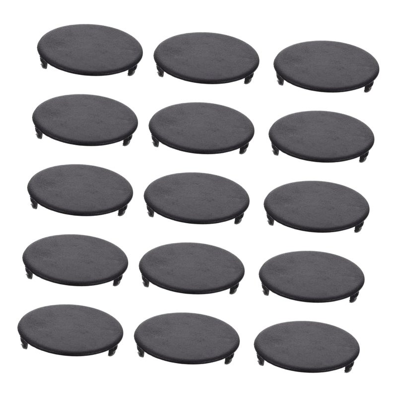 Black Plastic Stoppers 20pcs 3 5CM Round Insert Plugs for Piggy Banks and Saving Boxes - Image 1