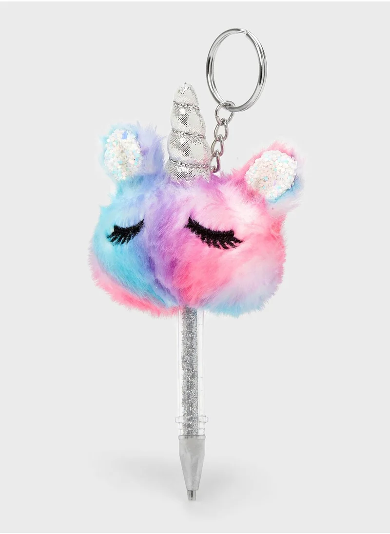 Claires Rainbow Unicorn Mini Keychain Pen