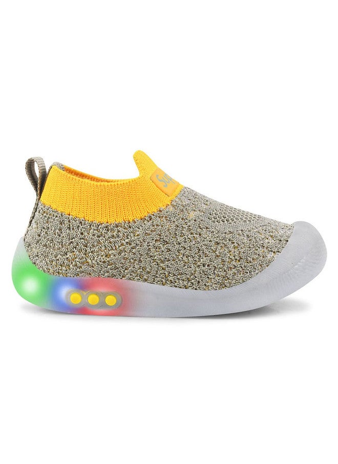 KATS Kids LED Slip-On Sneakers with Cushioned Footbed and Woven Design - Image 5
