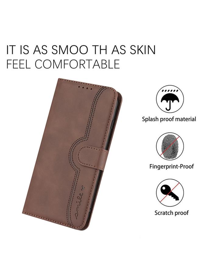 اس-توب جراب لهاتف Infinix Hot 50i / Smart 9 مصنوع من الجلد بنمط قلب - Image 5