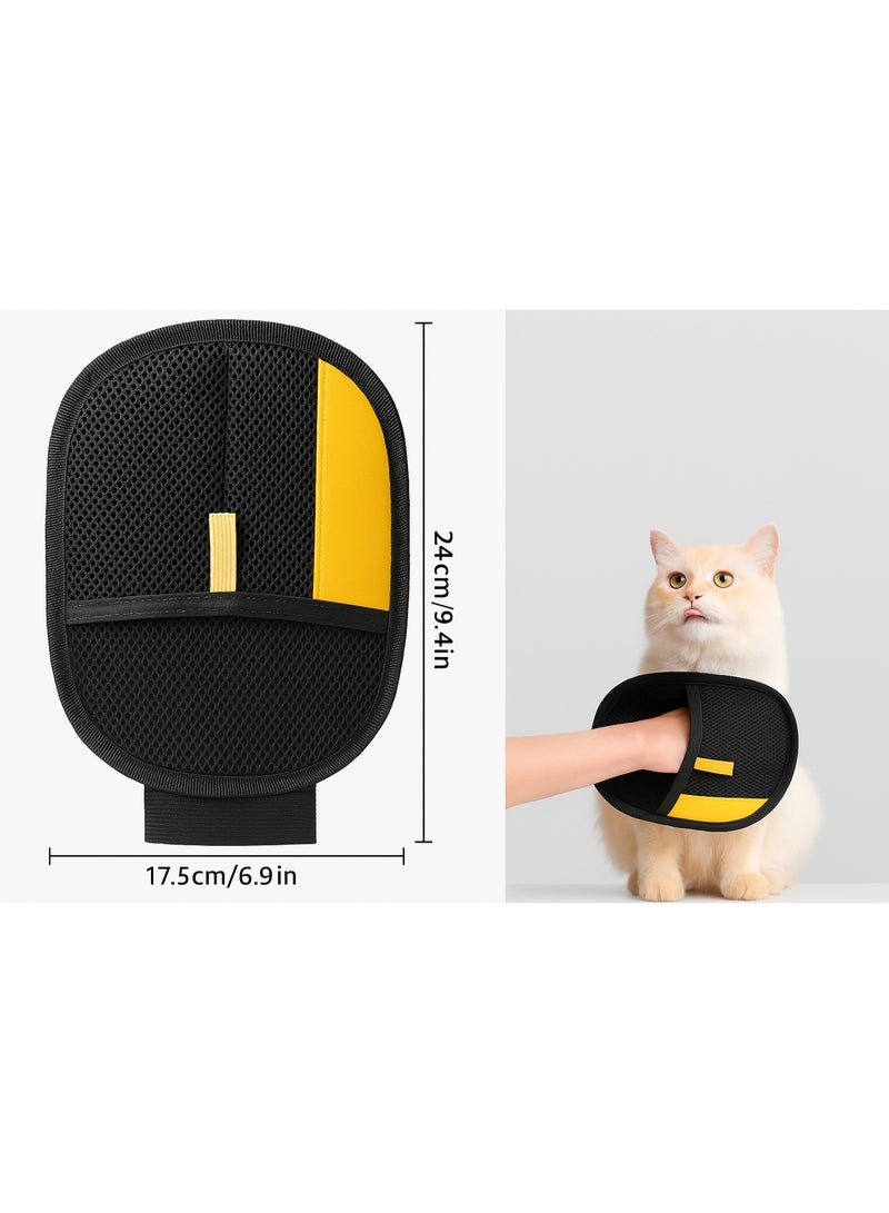 4 pcs Pet Hair Remover Glove, Electrostatic Removal Gloves for Pet Hair, Pet Hair Remover Gloves for Dog & Cat, Reusable Pet Hair Remover Glove for Carpet, Couch, Clothing, Furniture - Image 2