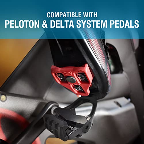 MARQUE Look Delta Compatible Cleats - 9 Degree Float Red Cleat Set for Peloton Indoor Cycling and Outdoor Road Cycling Designed for Women and Men Clipless Spinning and Cycle Shoes (9 Degree - 1 Pair) - Image 3
